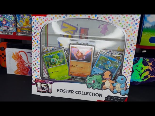 Unboxing Pokemon TCG Poster Colection 151