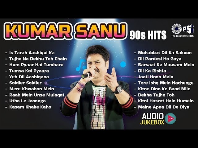 Live : Kumar Sanu Hit Songs | 90s Superhit Hindi Romantic Songs | Sadabahar Song | Bollywood Songs