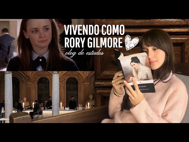 ESTUDANDO IGUAL A RORY GILMORE | vlog, dicas, hábitos de estudo