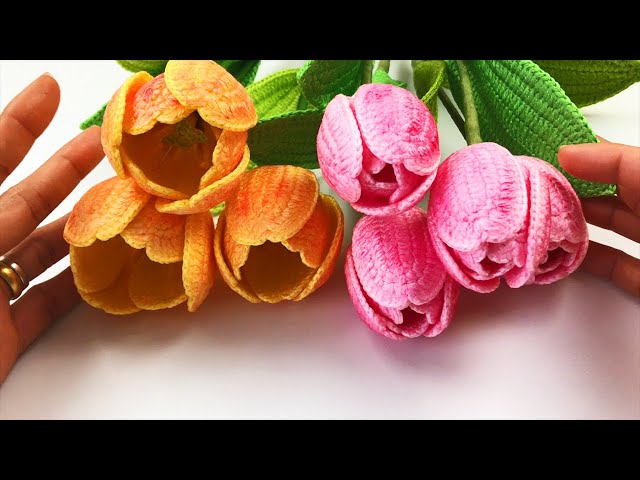 Crochet Tulip: A Beautiful Flower Tutorial 🌷