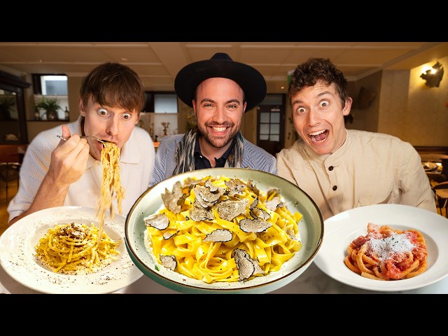 Italian chef shows us REAL Italian pasta!!