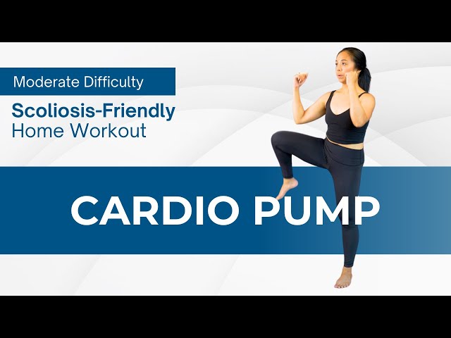 Scoliosis-Friendly CARDIO PUMP Workout at Home