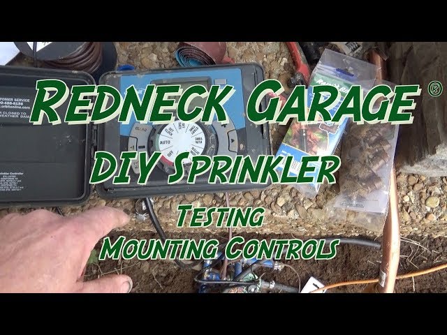 Front Yard DIY Sprinkler Final - Testing and Power Supply