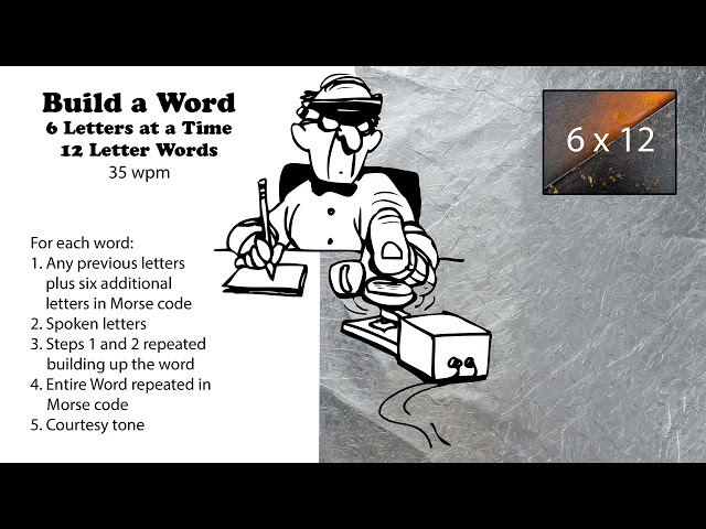 Build A Word - 6 Letters At A Time - 12-Letter Words - 35wpm