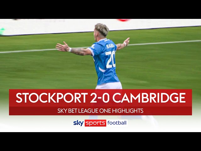 Goal of the season contender 🤯 | Stockport 2-0 Cambridge | League One Highlights