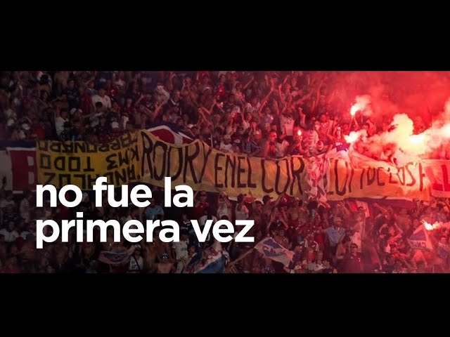 No fue la primera vez que hiciste ese papelon / HINCHADA NACIONAL