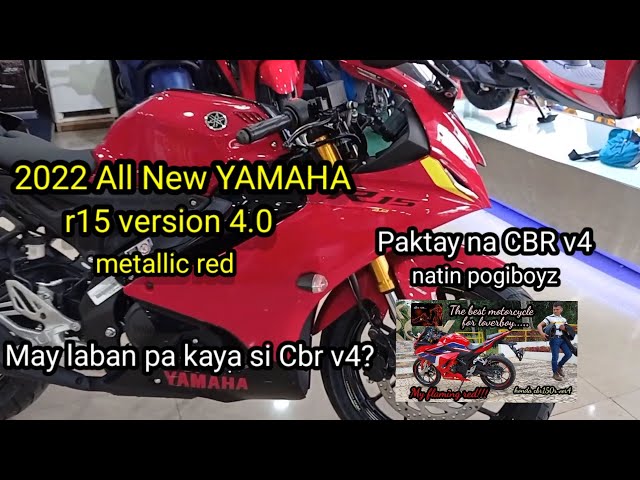 YAMAHA R-15 V4 metallic red 2022