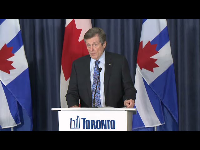 Announcement by Mayor Tory: February 16, 2022