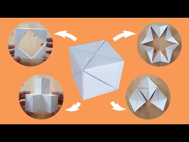 Transforming Infinity Cube out of Paper.