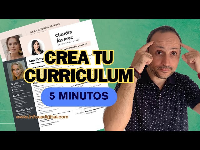 🚀 Crea tu CURRÍCULUM Profesional CON IA 🤖 en solo 5 MINUTOS.