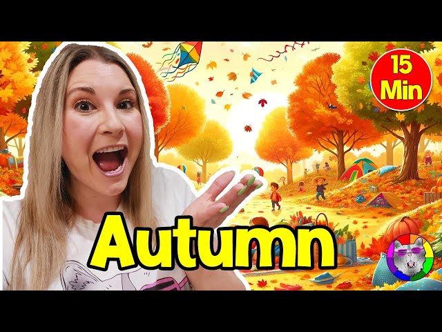 Preschool Autumn Learning Drawing and Art Video, Autumn for Preschoolers and Toddlers