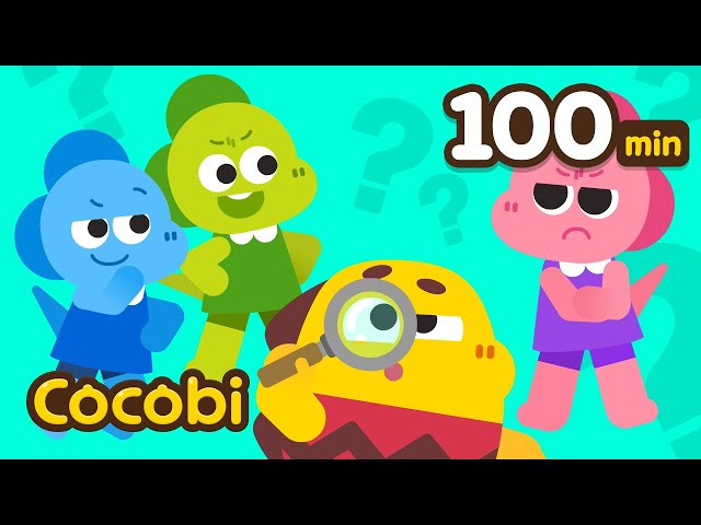 Copycat Song😲🌈Can You Find Real Coco? + More Color Songs for Kids | Cocobi