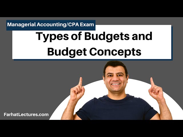 Types of Budgets and Budget Concept