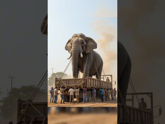 The Tragic Journey of an Innocent Elephant"#ElephantStory #AnimalCruelty #WildlifeAbuse #SadStory