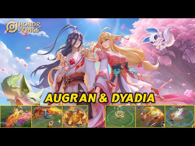 UPCOMMING SKIN COUPLE AUGRAN & DYADIA HONOR OF KINGS REVIEW  #hokstudio #hok #honorofkings