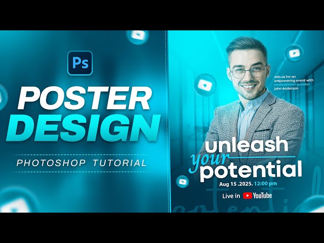 Social media banner design I Photoshop Tutorial