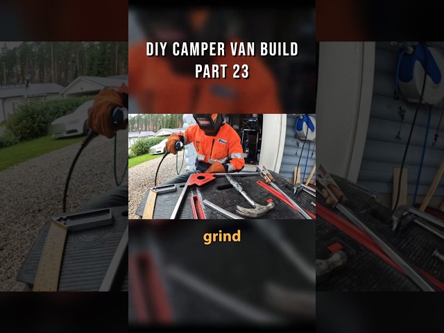 PART 23 | How to build a bed extension [DIY Micro Camper Build] #vanbuild #DIYcamper #microcamper