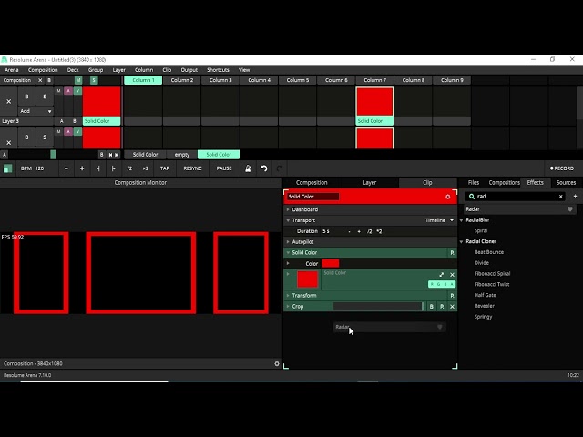 How to Make Screen Edge/Slice Outline in Resolume without any plugine