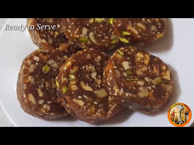 Khajoor Barfi Recipe ( Sugar Free)Food Fusion & Recipes