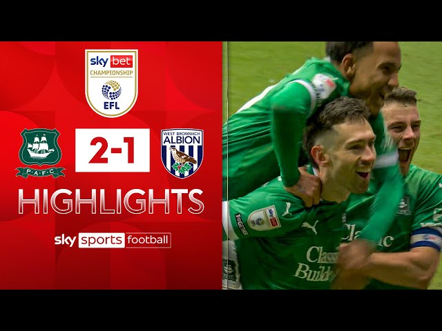 Late Hardie brace as Pilgrims SHOCK Baggies! 😲 | Plymouth Argyle 2-1 West Brom | EFL Highlights