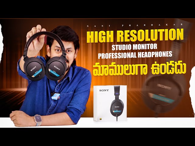 Sony MDR-M1 Professional Studio Monitor Headphones Unboxing and Review