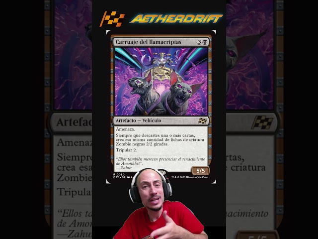 Carruaje de llamacriptas. Aetherdrift #magicthegathering #mtg