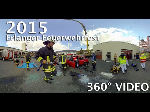 360° Video - Feuerwehrfest Erlangen 2015