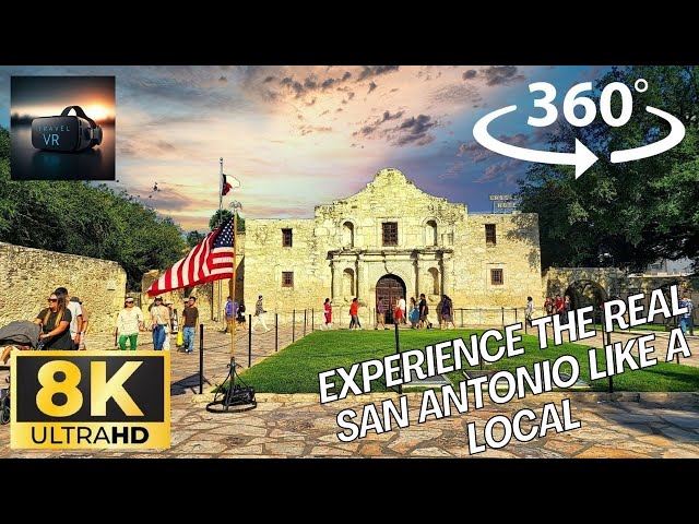 USA, Texas, San Antonio, Alamo - Best Apple VisionPro/Quest 3 Travel 8K 360 VR Experience