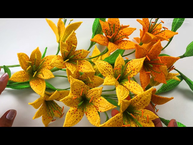 Crochet Tiger Lily Flower: Step-by-Step Guide for Stunning Blooms