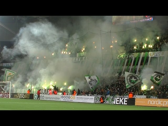 Goal celebrations, tifo and team celebrating with fans.