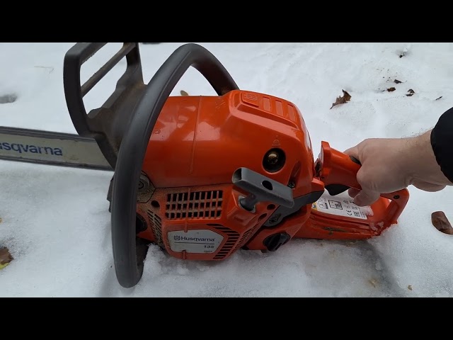 Chainsaw Husqvarna 135 Mark II Start