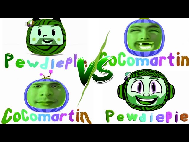 COCOMELON | COCOMARTIN vs Pewdiepie Intro PARODY | DECEMBER - Special Effects