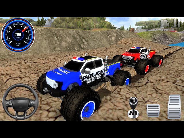 Juegos De Carros - Police Monster Trucks Impossible Driver #2 - Car Extreme Racing Android GamePlay