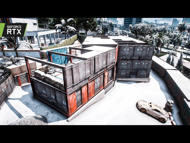 GTA V ZOMBIES - CONSTRUIMOS A MELHOR BASE ANTI ZOMBIE #12 | GAMEPLAY EM 4K60 NA RTX 3080 TI