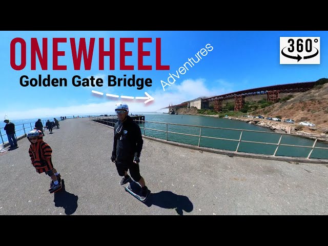 Onewheel Riding Around the Golden Gate Bridge - 360° Video