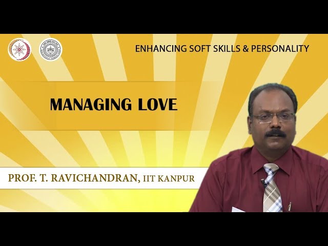 Lecture 35: Managing Love