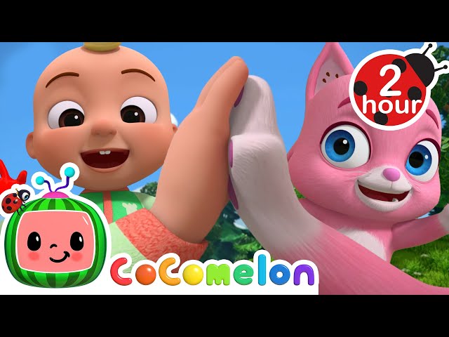 High Five Song 🫸🏻 | Cocomelon - Nursery Rhymes | Fun Cartoons For Kids