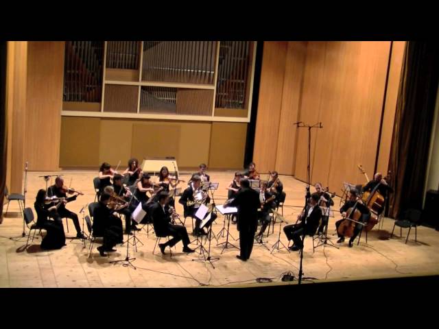 Mozart Sinfonia Concertante for winds E flat Major 1st mov