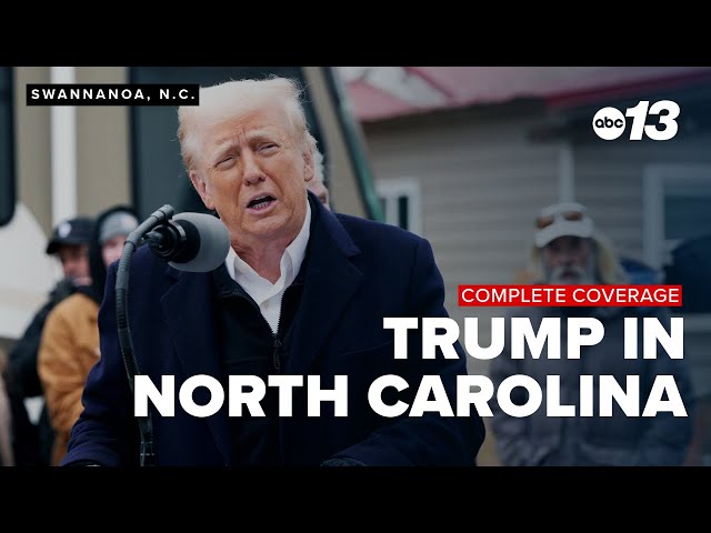 Trump proposes 'getting rid of FEMA' during North Carolina visit