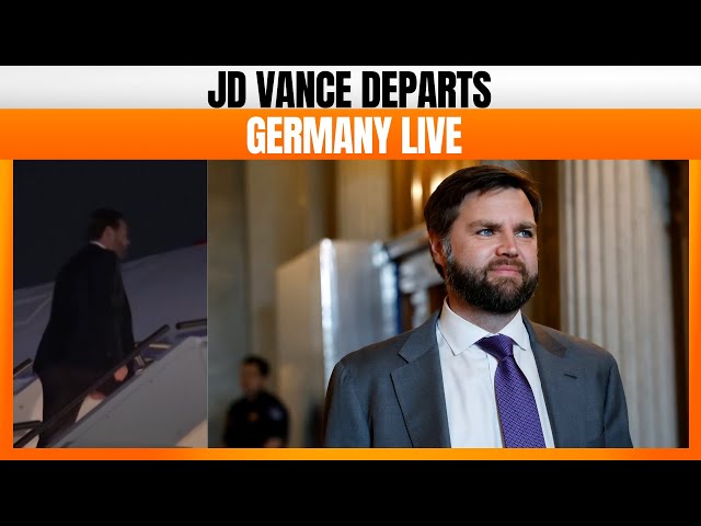 LIVE: US Vice President JD Vance Departs Germany After Munich Security Conference | News9