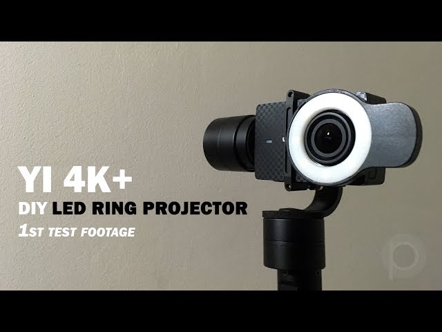 Yi 4k+ DIY led ring first test