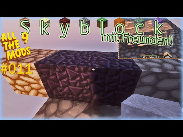 Wir gießen ein Netherportal #11 #Skyblock #minecraft #allthemods9