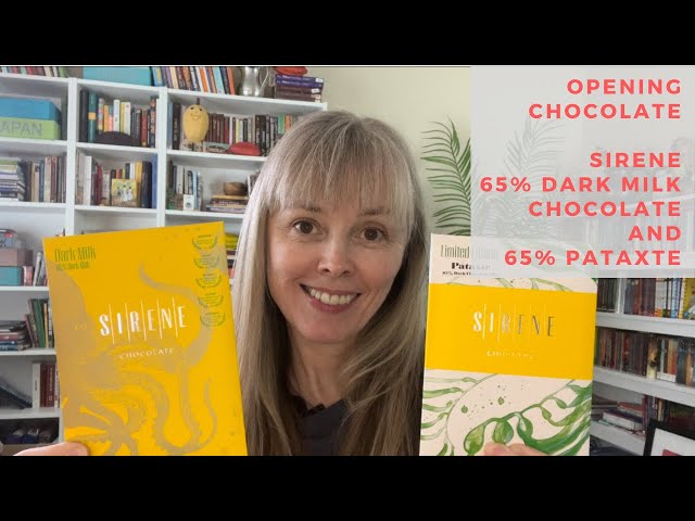 Opening Sirene 65% Dark Milk and 65% Pataxte Bars