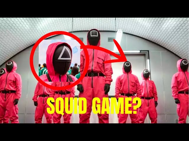 If you ever see the squid game guards at the games leave now