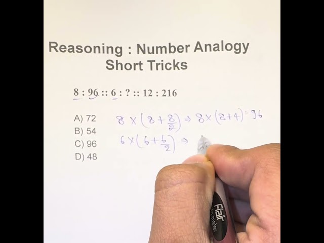 Q19: Reasoning: Number Analogy | #ssccgl #ssc #upsc #ytshorts #shorts #short #shortvideo #viralvideo