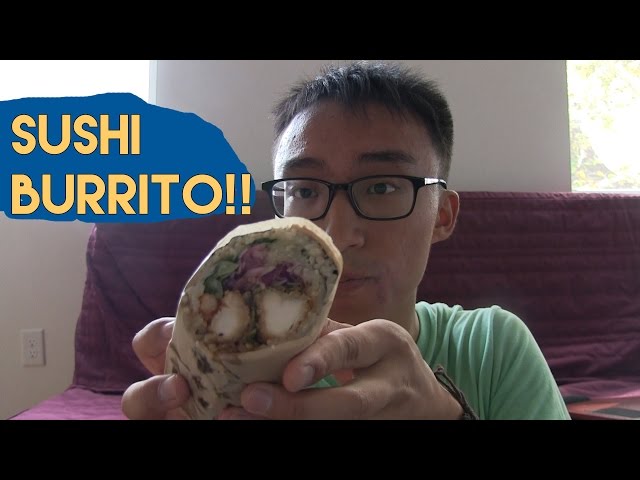 Trying the Sushi Burrito - Hai Street Chicken