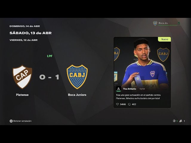 Modo carrera boca juniors capitulo 3: inicio de sudamericana y clásico vs river