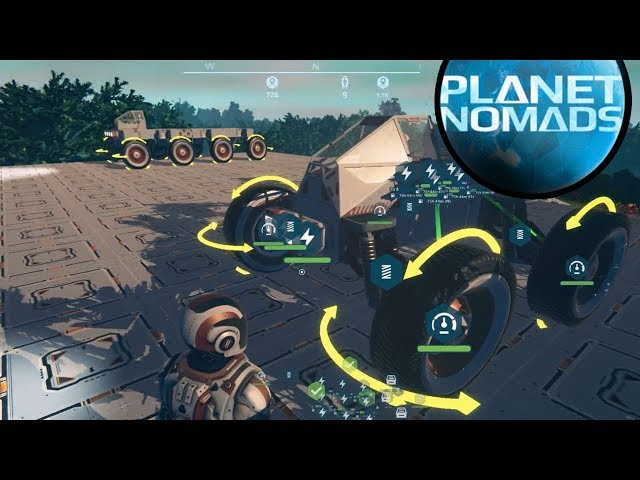 Implementing Vehicle Steering in Planet Nomads