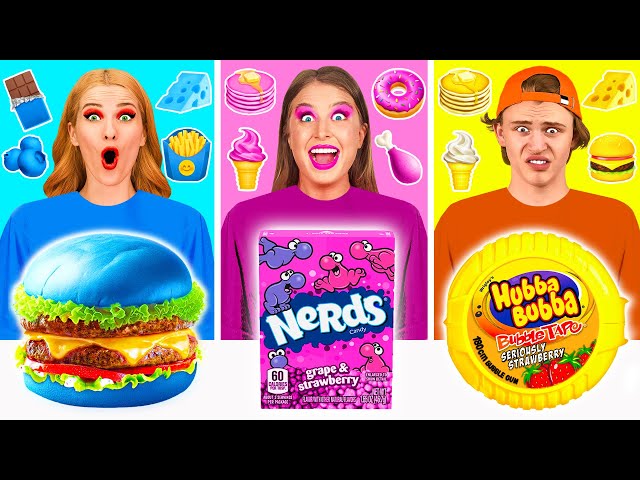 Food of The Same Colors Challenge | Funny Situations by TeenTeam Challenge