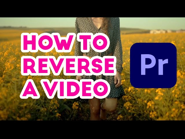 How to reverse a video in premiere pro - Quick Tutorial